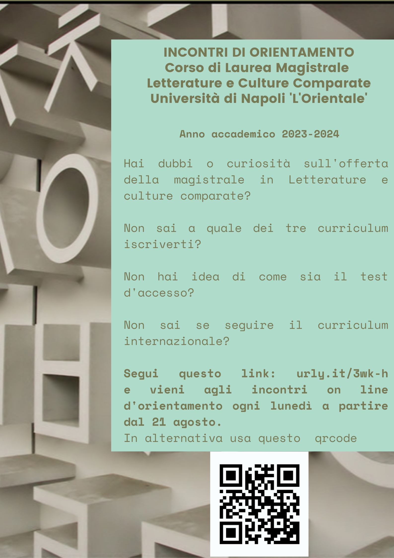 Incontri Orientamento 2023-2024