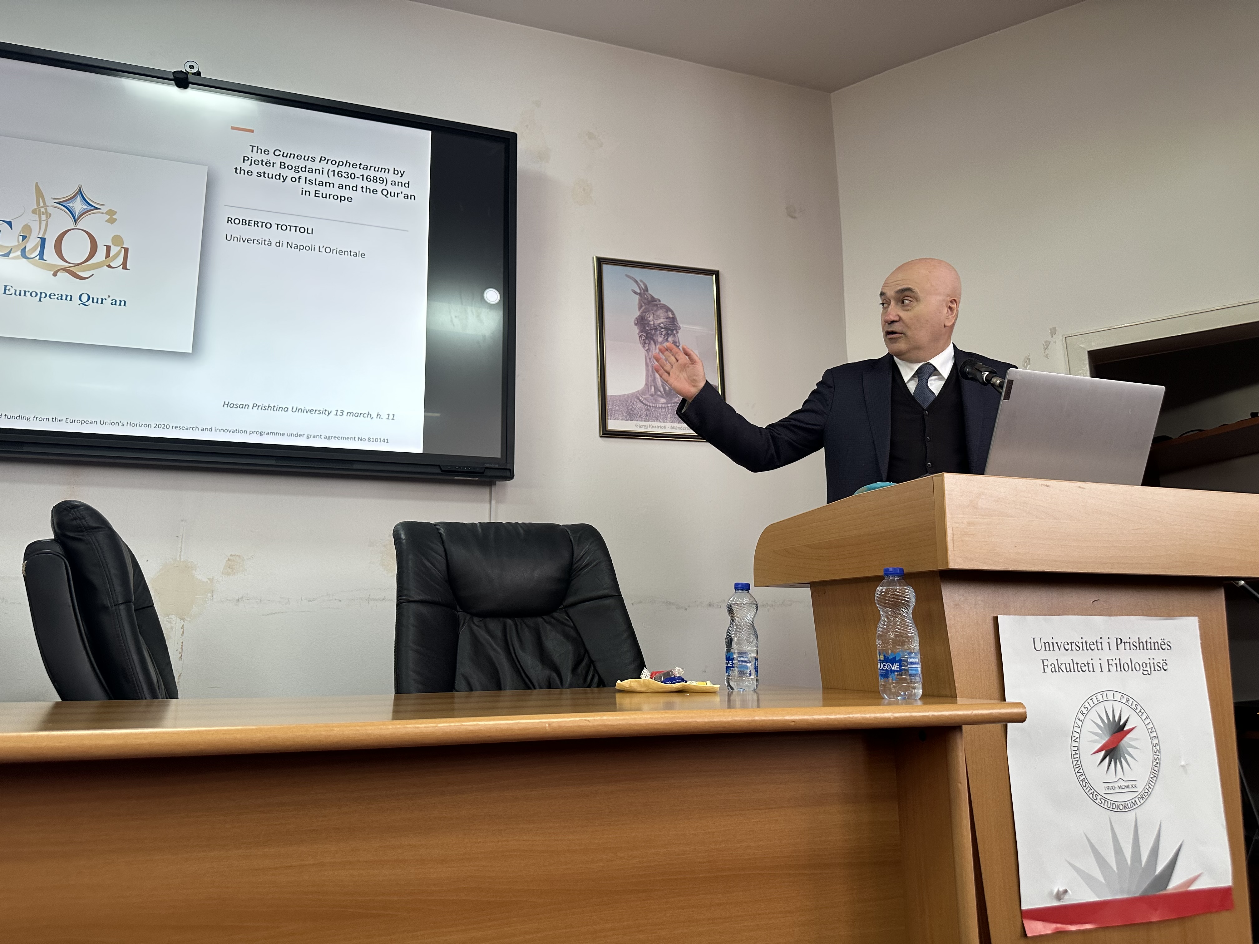 lezione a Università di Prishtina
