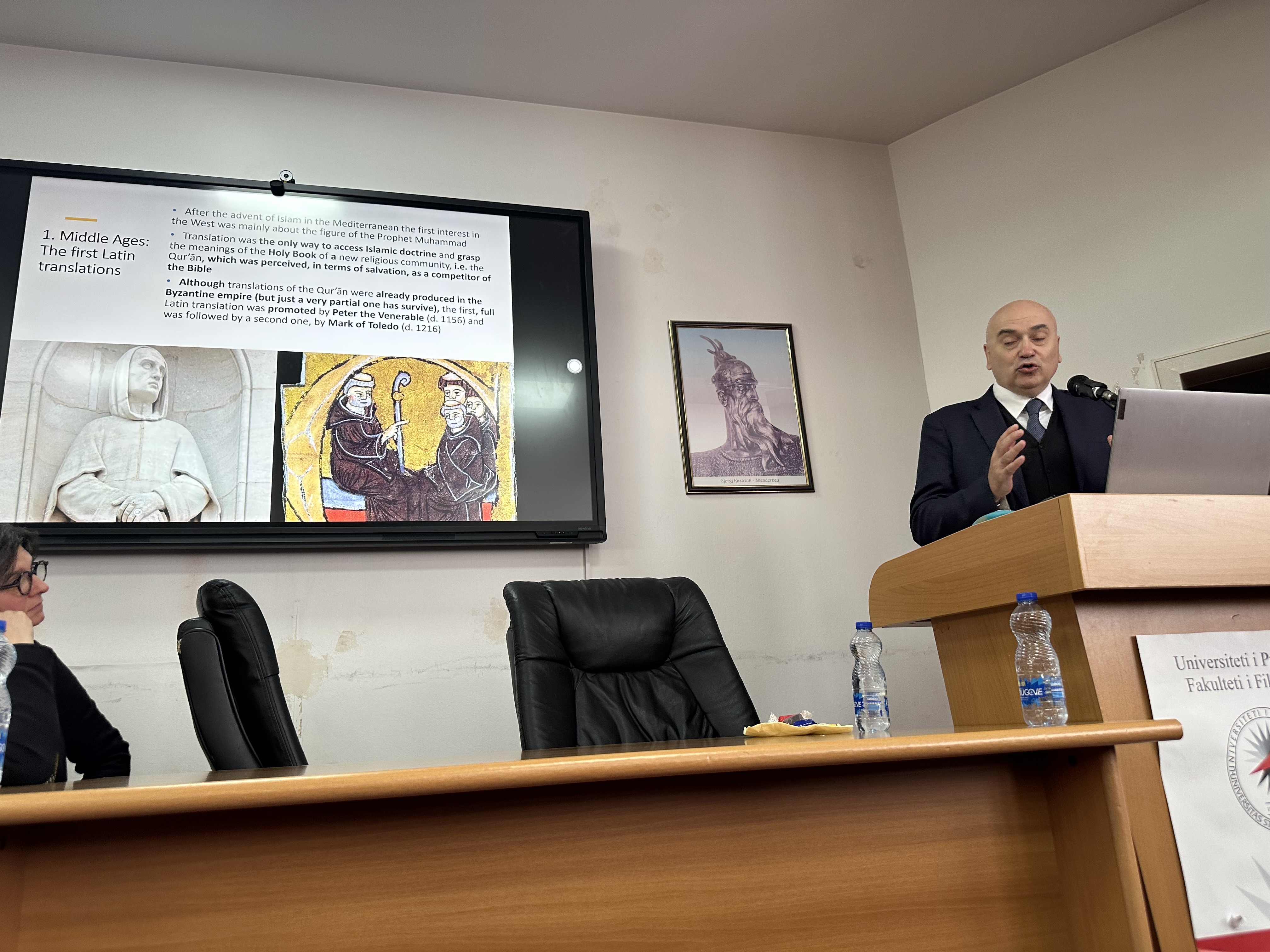 lezione a Università di Prishtina