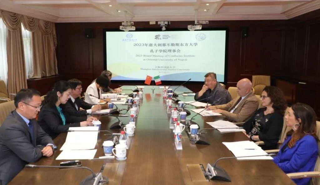 Riunione Consiglio Direttivo istituto confucio università orientale napoli