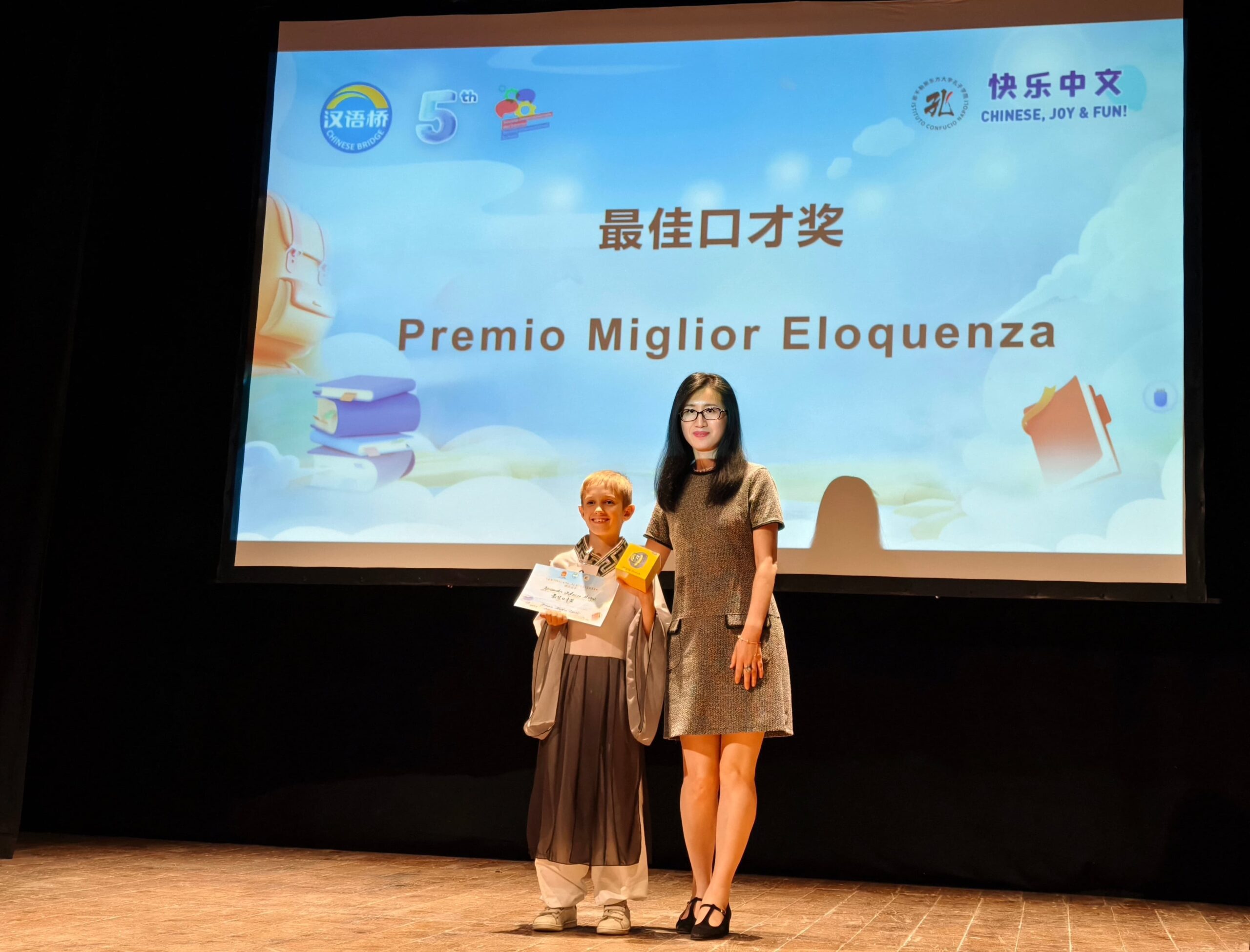 Istituto confucio Chinese Bridge 7 maggio Università Orientale Napoli