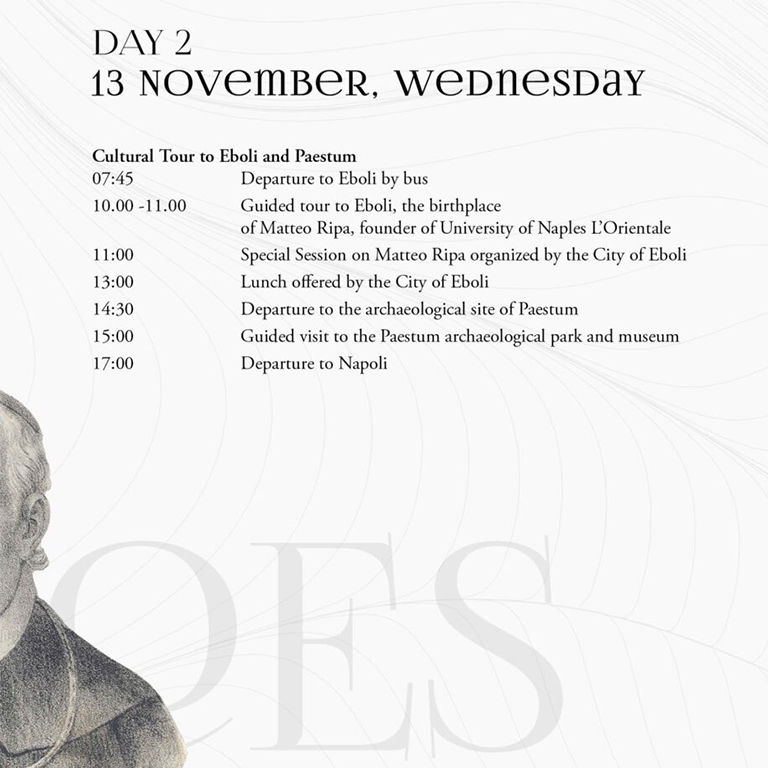 istituto Confucio Conferenza From Silk Roads to World History Civilizations Università di Napoli L'Orientale Programma