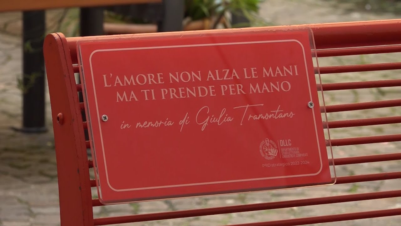 Panchina Rossa per Giulia Tramontano