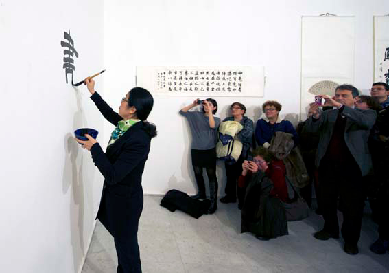 Festival MilleunaCina Mostra di arte calligrafica Istituto Confucio Università L'Orientale Napoli