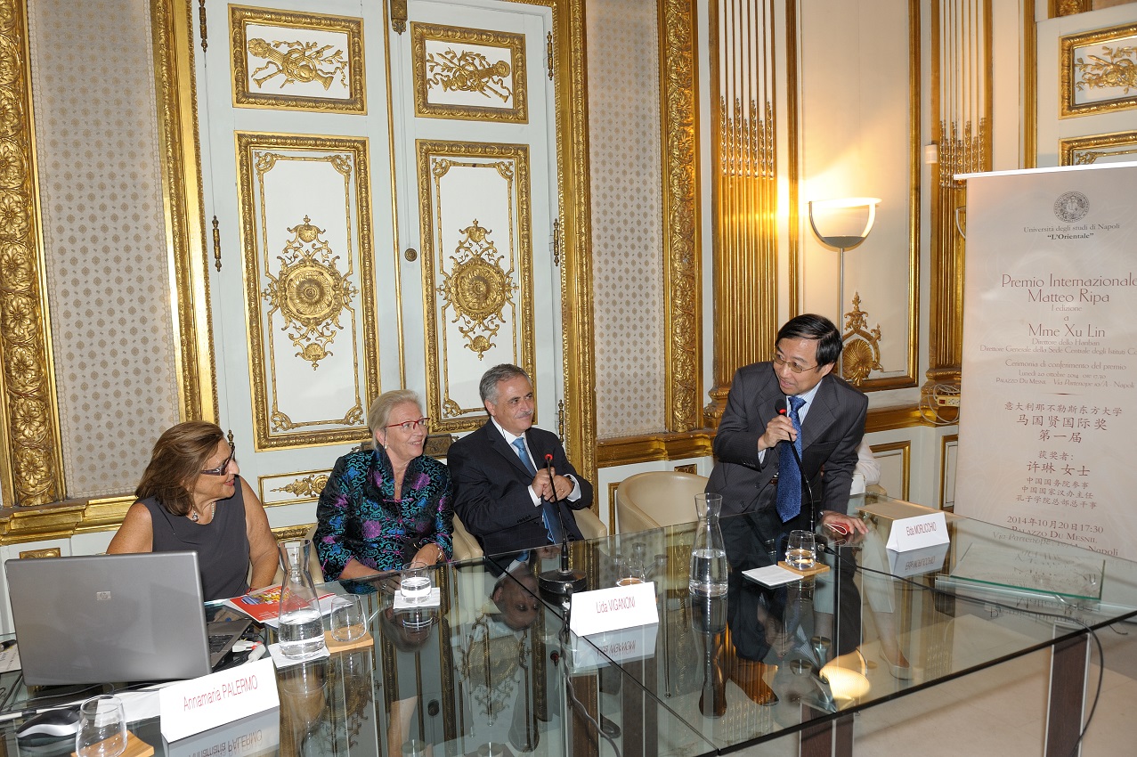 Milleunacina Premio Matteo Ripa Istituto Confucio Università Napoli L'Orientale