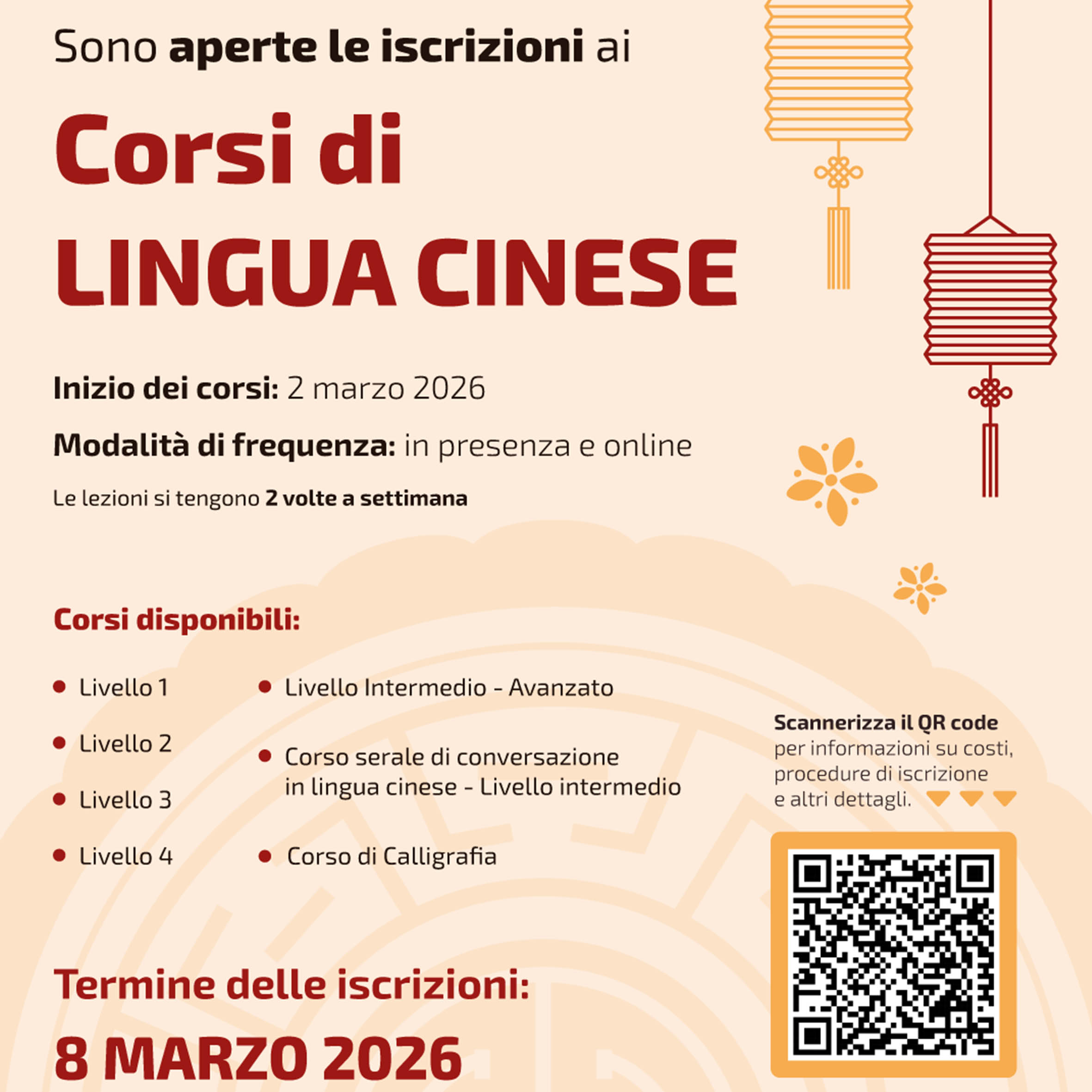 Corsi di cinese 8 marzo