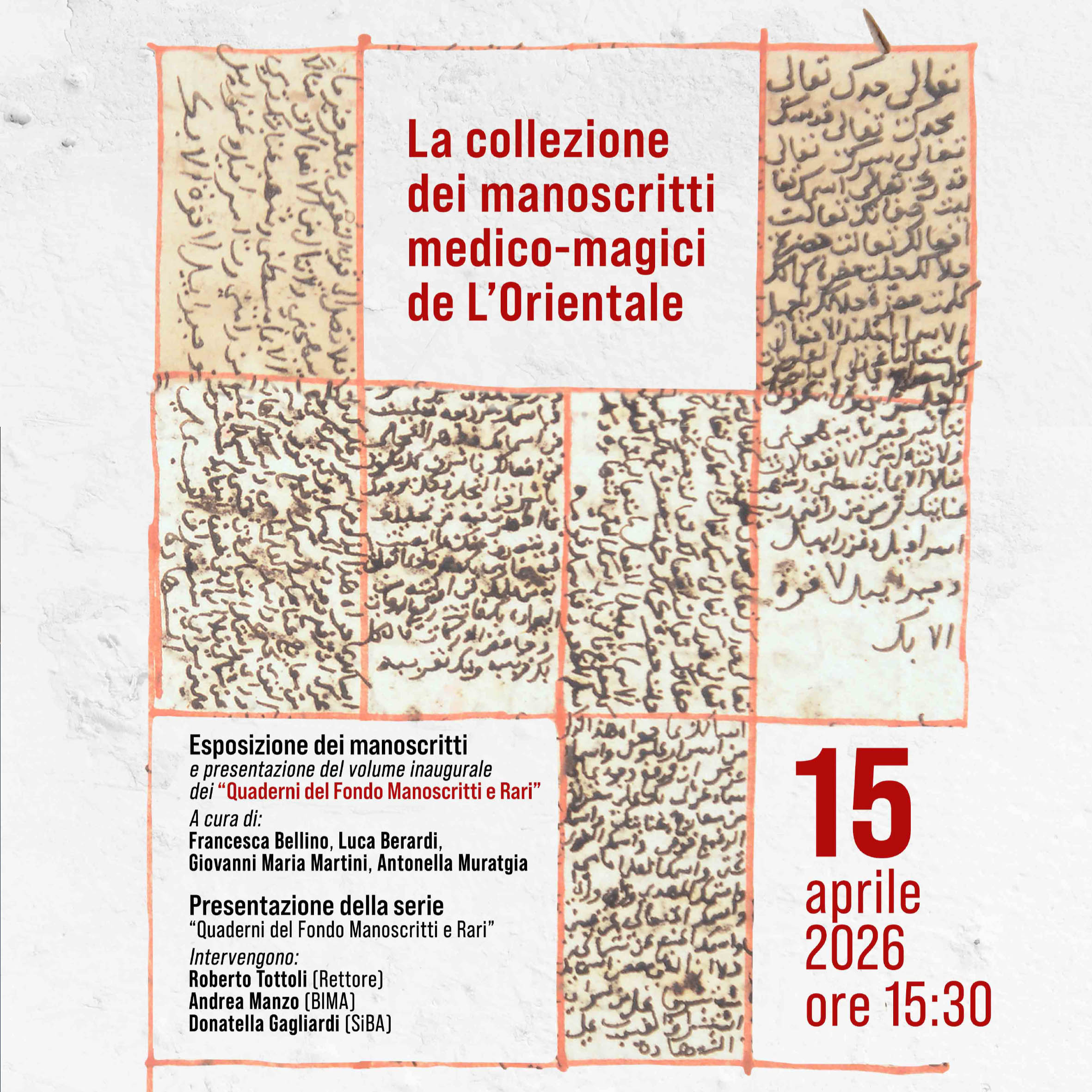 La collezione dei manoscritti