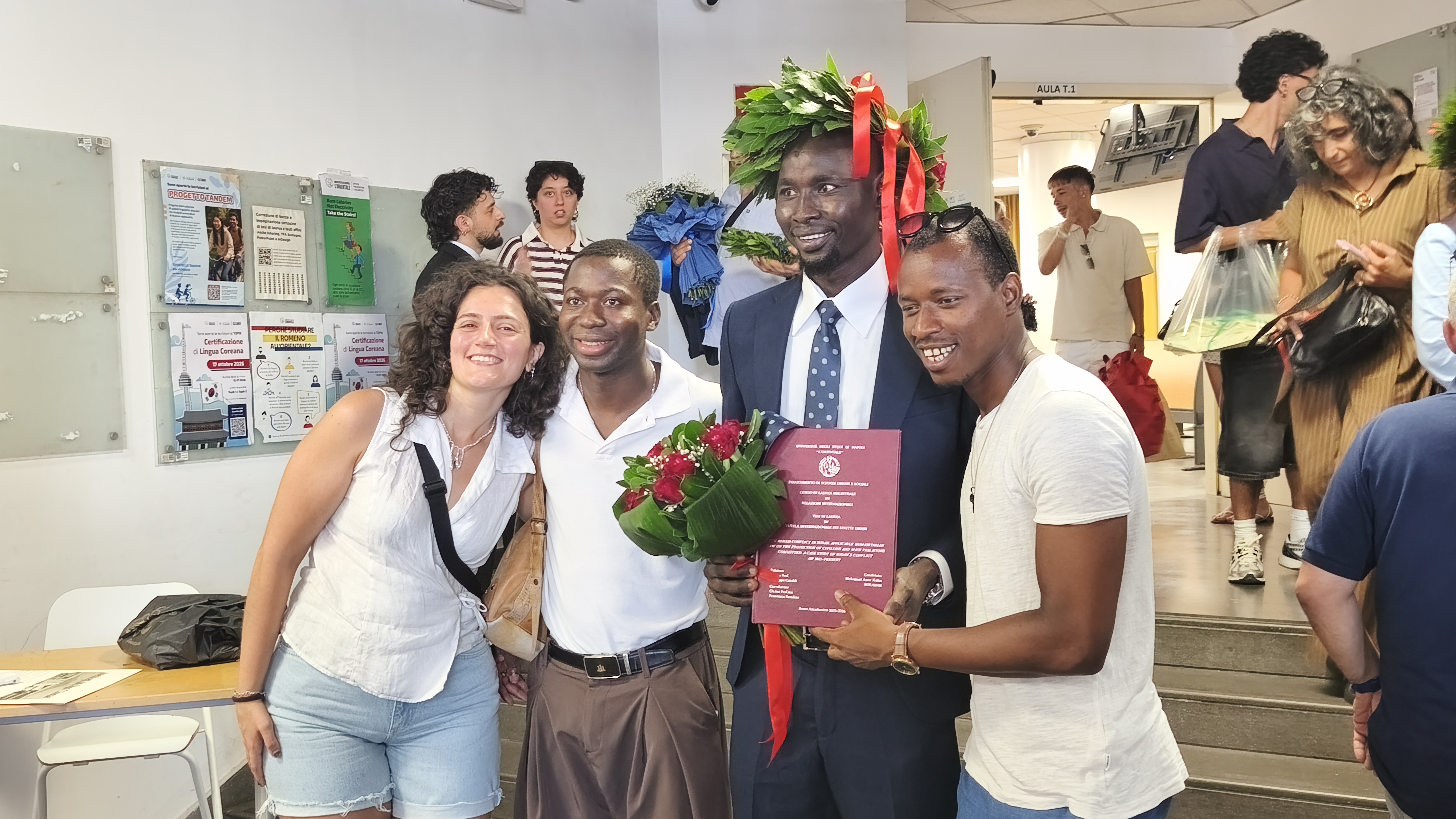 UNICORE all’Orientale: Mohamed Anur Kuku consegue la laurea magistrale