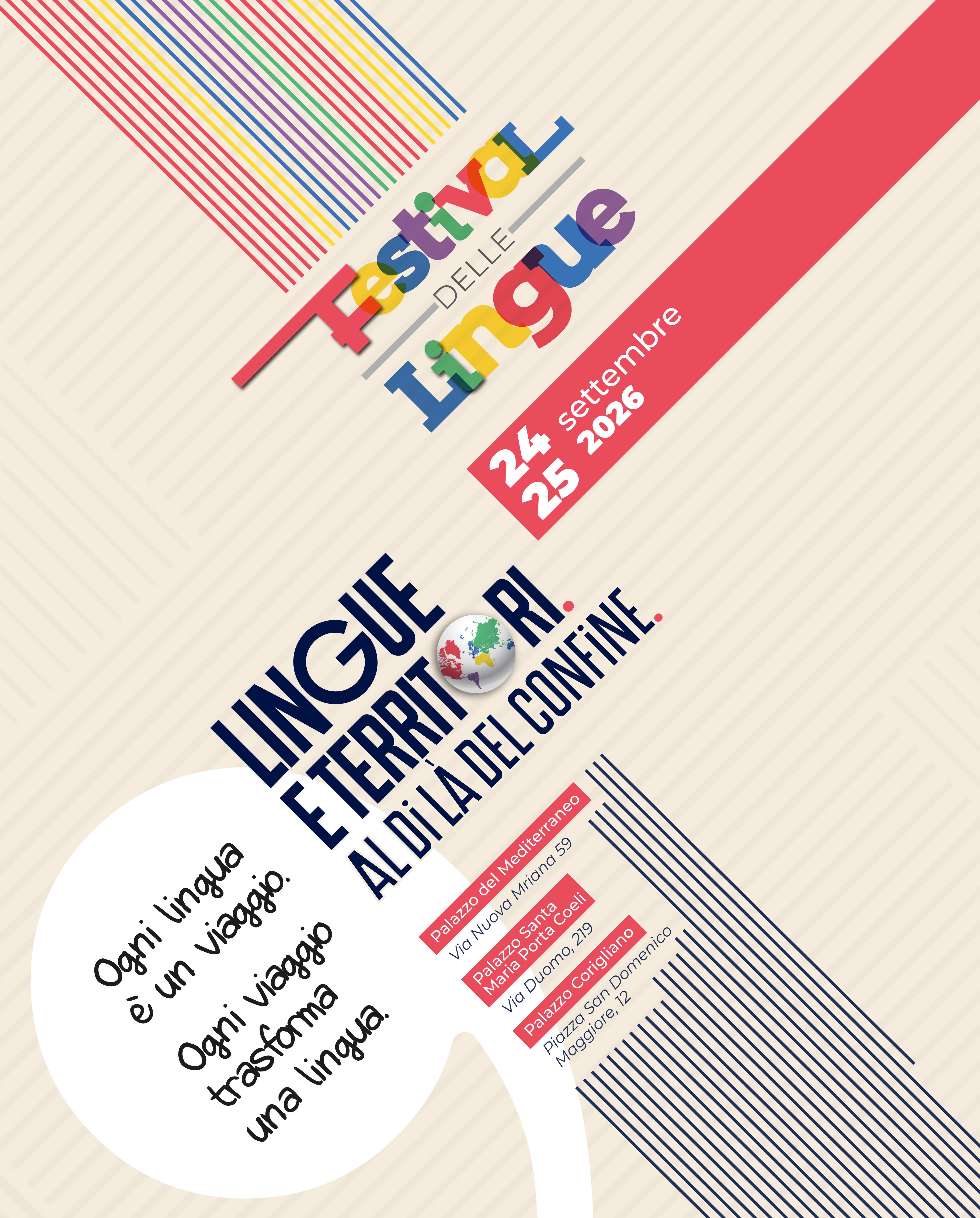 Festival delle Lingue - 24 e 25 settembre 2026