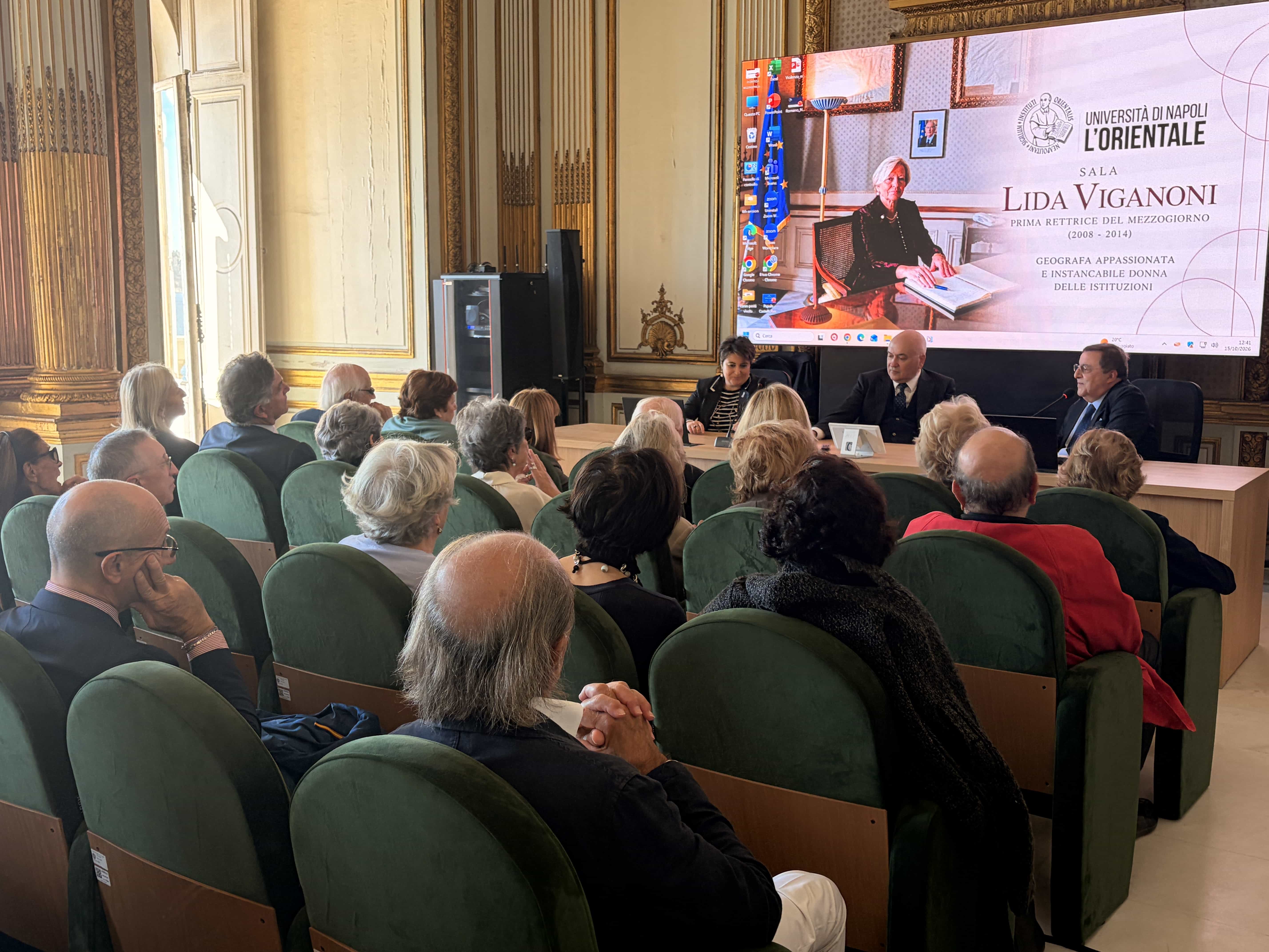 La Sala Conferenze di Palazzo Du Mesnil intitolata a Lida Viganoni