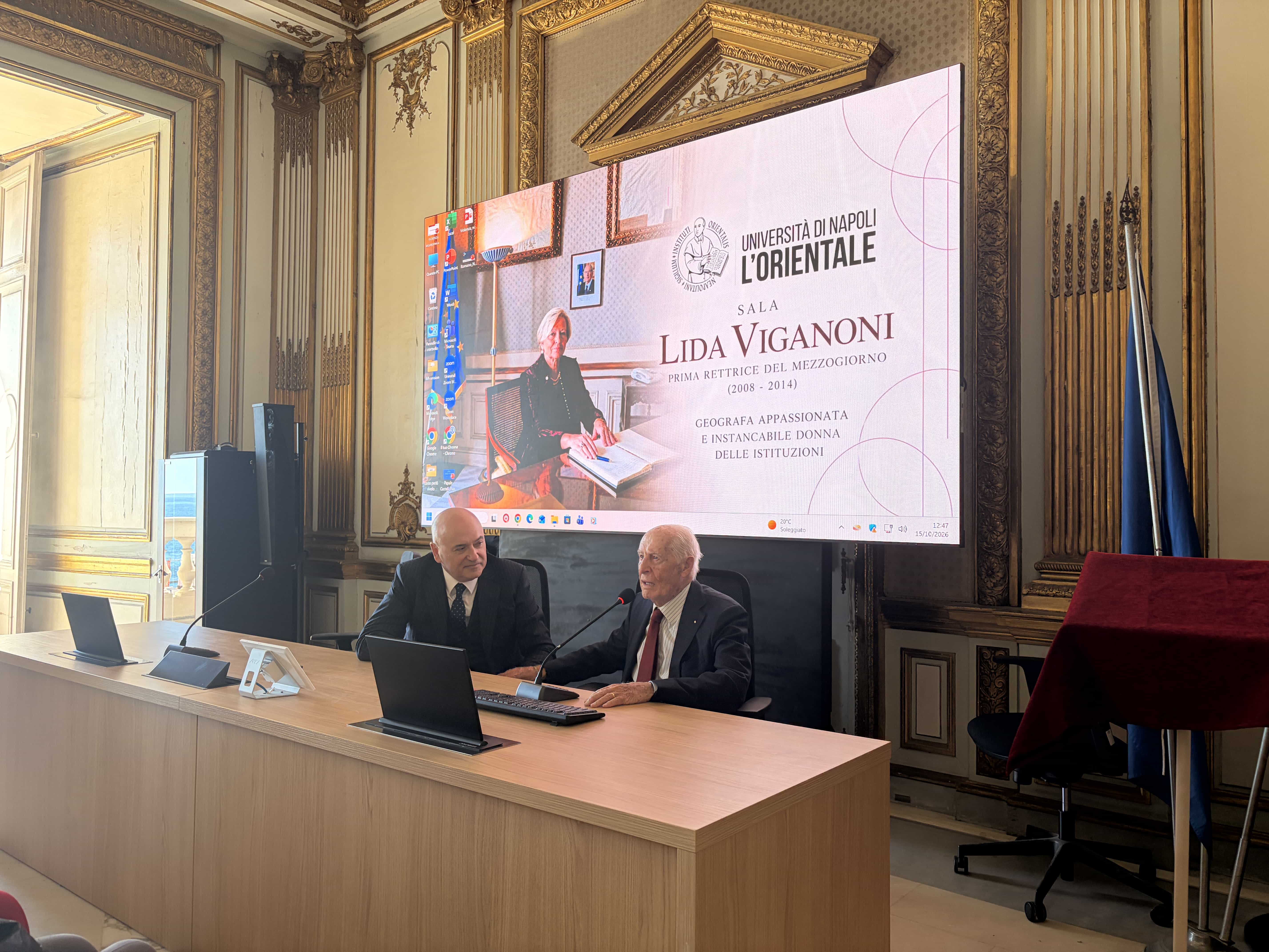 La Sala Conferenze di Palazzo Du Mesnil intitolata a Lida Viganoni