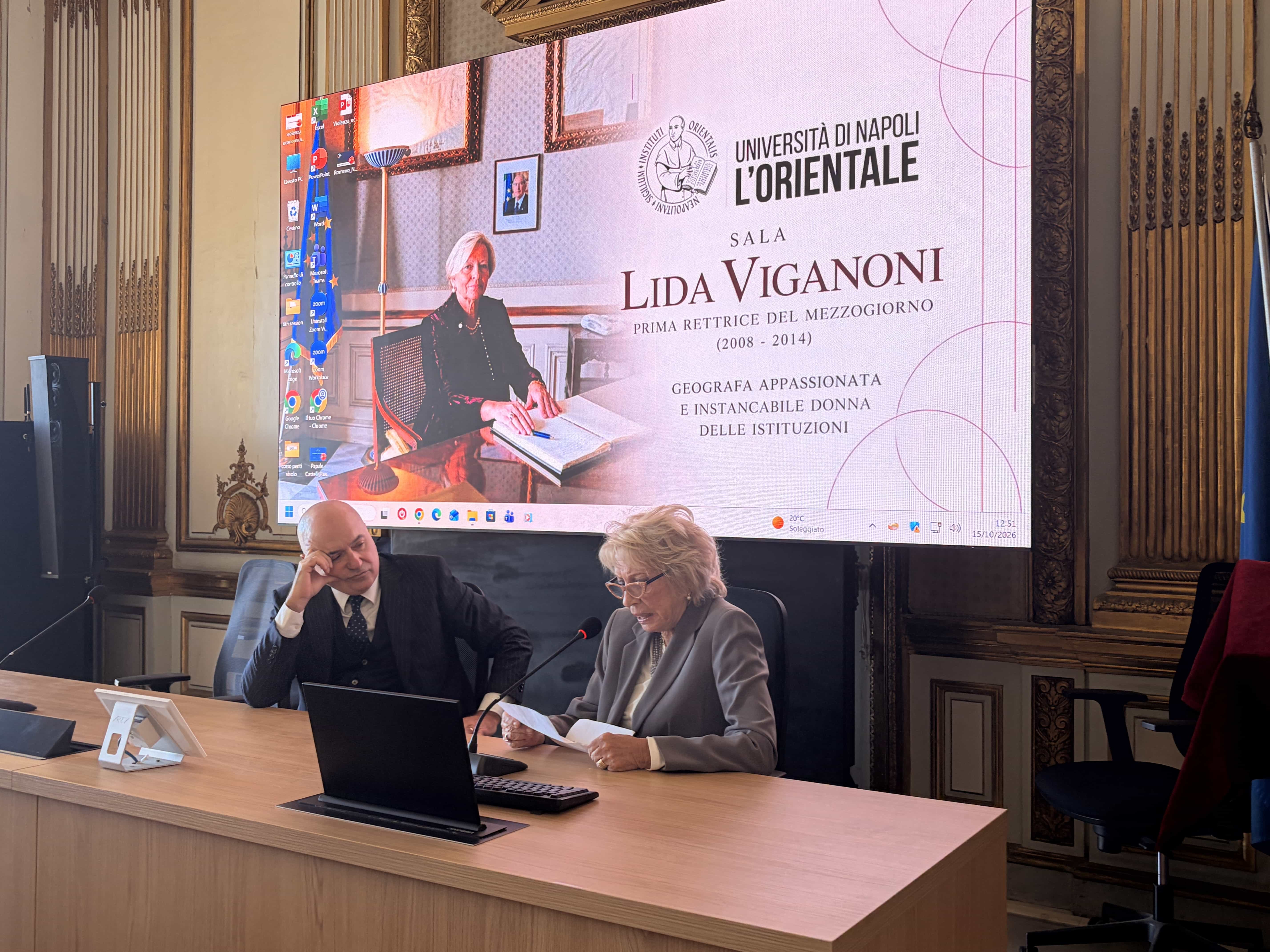 La Sala Conferenze di Palazzo Du Mesnil intitolata a Lida Viganoni
