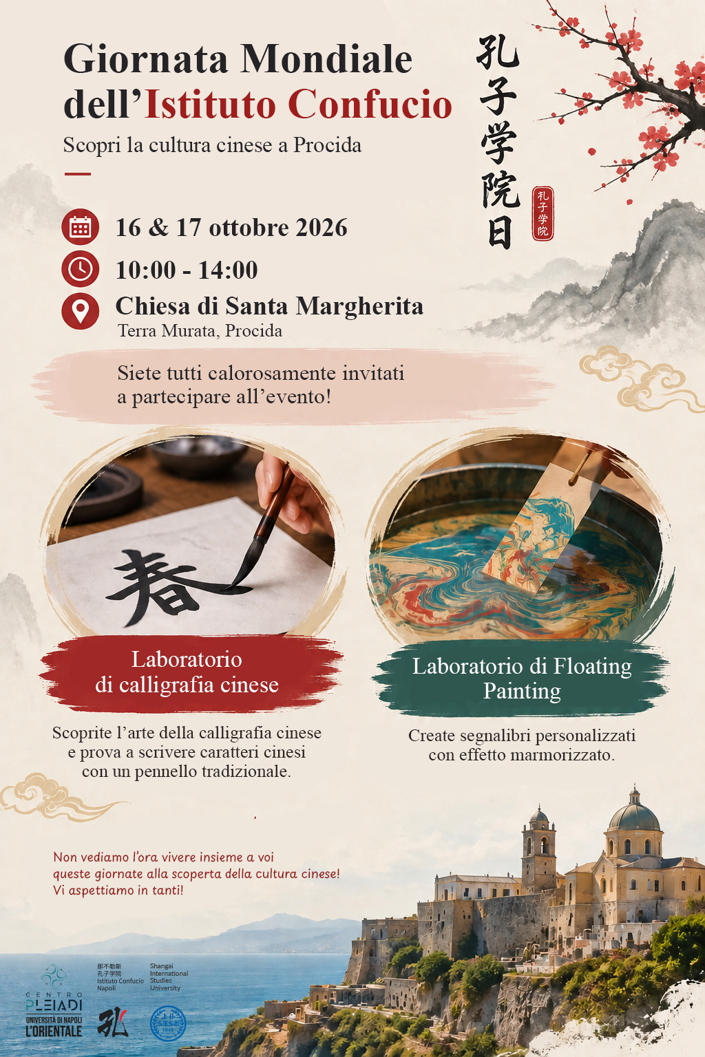 Locandina Giornata Mondiale dell'Istituto Confucio