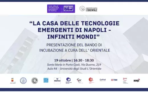 Casa delle Tecnologie Emergenti: presentazione del bando Incubazione