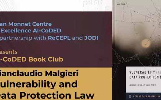 AI-CoDED book club - Presentazione del Volume Vulnerability and Data Protection Law