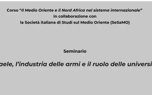 Israele, l’industria delle armi e il ruolo delle università