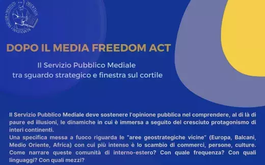 Dopo il Media Freedom Act. Il Servizio Pubblico Mediale  tra sguardo strategico e finestra sul cortile