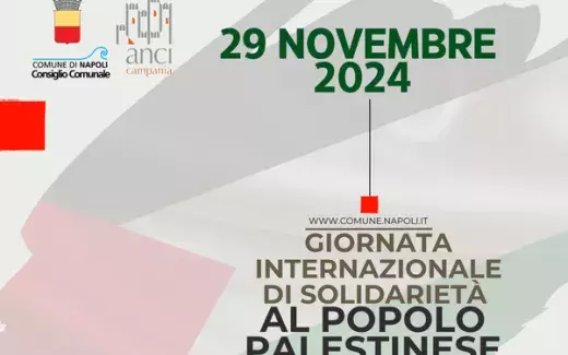 La prof.ssa Monica Ruocco è stata invitata a partecipare alla Seduta monotematica del Consiglio Comunale di Napoli convocata mercoledì 11 dicembre 2024 in occasione della Giornata internazionale di solidarietà per il popolo palestinese istituita dall'Assemblea Generale delle Nazioni Unite il 29 novembre. L'intervento su "L’apporto della letteratura e della cultura palestinese tra tradizione e contemporaneità" sarà inserito nel panel "Cultura e identità nazionale palestinese". 