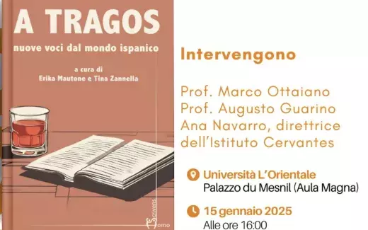 Presentazione dell'antologia di racconti "A tragos. Nuove voci dal mondo ispanico"