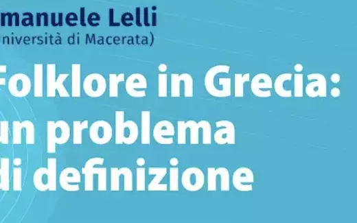Folklore in Grecia: un problema di definizione