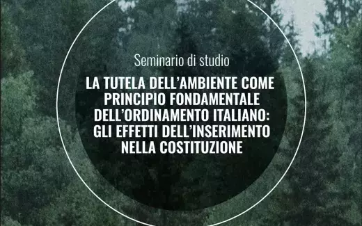 La tutela dell'ambiente come principio fondamentale dell'ordinamento italiano