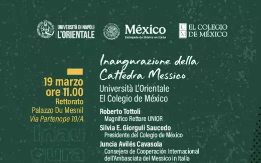 Inaugurazione della Cattedra Messico
