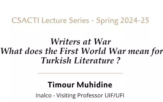 Writers at War: What does the First World War mean for Turkish Literature?