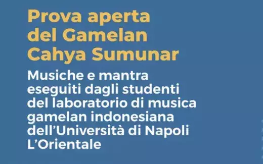 Prova aperta di Musica Gamelan dell'Ateneo con gli studenti del laboratorio di Gamelan