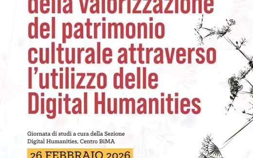 Giornata di studi a cura della sezione tematica Digital Humanities