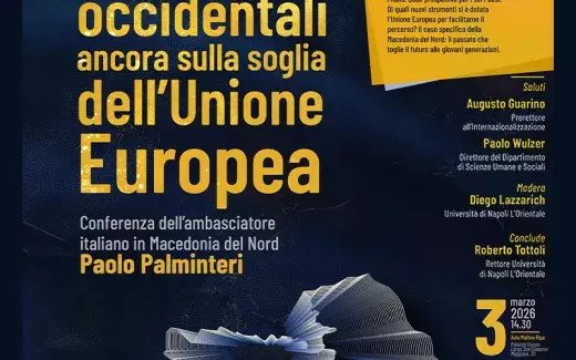 Conferenza dell'Ambasciatore Paolo Palminteri