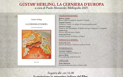 📣 Gustaw Herling, La cerniera d'Europa, a cura di Paolo Morawski, Bibliopolis 2025
