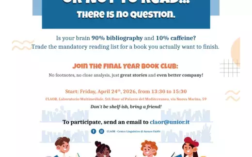 Partecipa al nostro English Book Club!