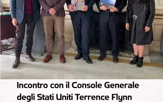 Incontro con il Console Generale degli Stati Uniti Terrence Flynn