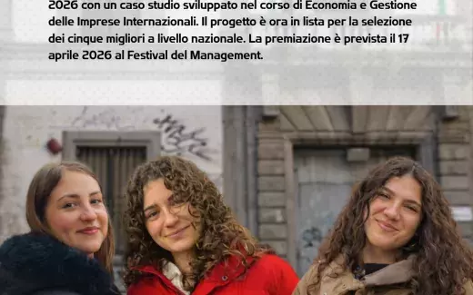 Un caso d’impresa nato in aula porta tre studentesse verso la selezione nazionale