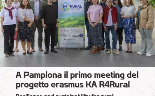 A Pamplona il primo meeting del progetto erasmus KA R4Rural
