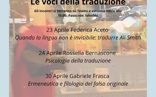 "Le voci della traduzione"
