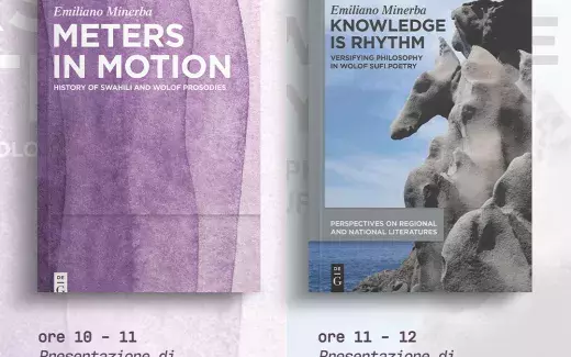 Presentazione libri History of Swahili and Wolof Prosodies e Versifying Philosophy in Wolof Sufi Poetry