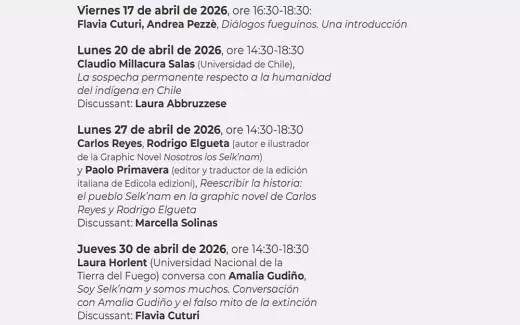 Webinar "Diálogos fueguinos: colonialimos, imaginarios y resistencia en la Tierra del Fuego"