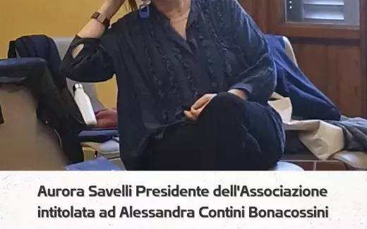 Aurora Savelli Presidente dell'Associazione intitolata ad Alessandra Contini Bonacossini