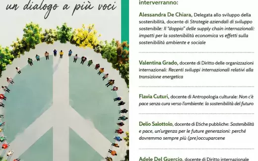 Pace, ambiente e sostenibilità: un dialogo a più voci