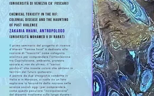 Primo seminario all'interno del Progetto d'Ateneo Famine Food