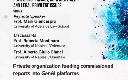 Private organization feeding commissioned reports into GenAI platforms