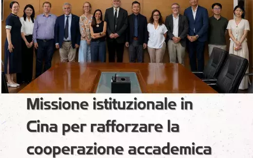 Missione istituzionale in Cina per rafforzare la cooperazione accademica