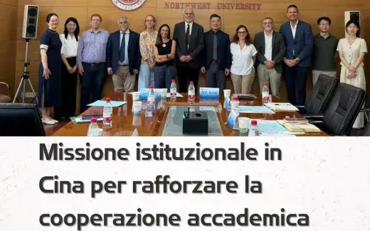 Missione istituzionale in Cina per rafforzare la cooperazione accademica