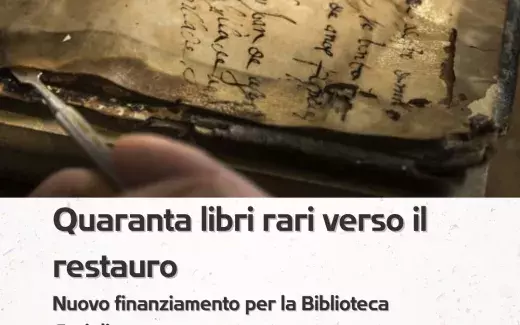 Quaranta libri rari verso il restauro: nuovo finanziamento per la Biblioteca Corigliano