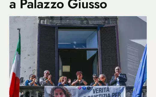 A Palazzo Giusso un nuovo banner dedicato a Mario Paciolla