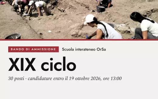 OrSa: aperto il bando per il XIX ciclo