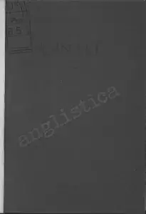 A.I.O.N. - Sez. Germanica. Anglistica: voll. XVII (1974) - XXI (1978)