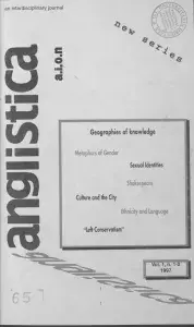 A.I.O.N. - Anglistica. New Series 1997-2006