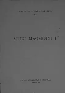 Studi Magrebini : I (1966) - XXVI (1998-2002)